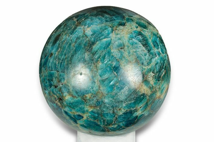 Bright Blue Apatite Sphere - Madagascar #249142
